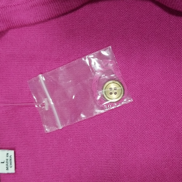 (L) Joan Rivers Wool Blend Cardigan Casual Lightweight Office Workwear - Picture 4 of 10